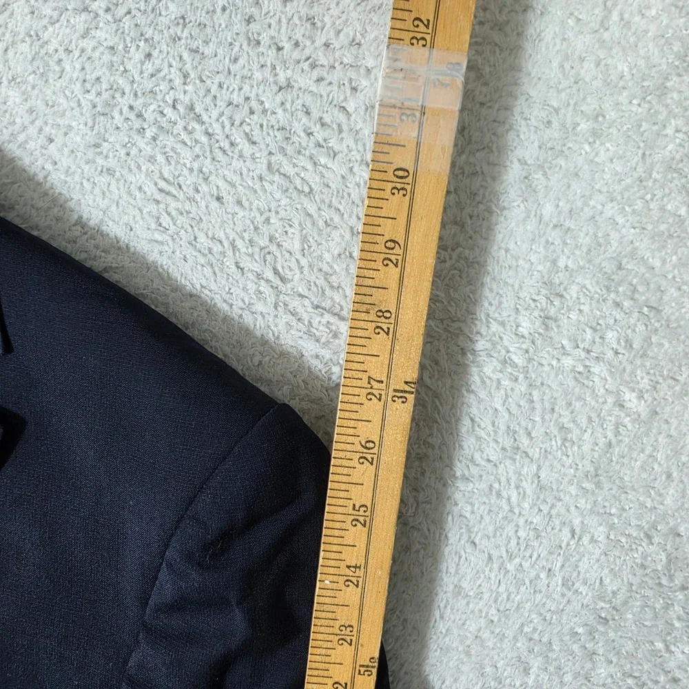 Jos. A. Bank Wool Brrr Nylon Blazer Mens 38 Long Navy Blue 1905 Tailored Stretch